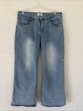 RISE SUPPLY CO Light Blue Wide-Leg Women's Jeans size 13